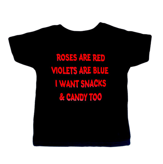 Snacks and Candy Graphic Tee